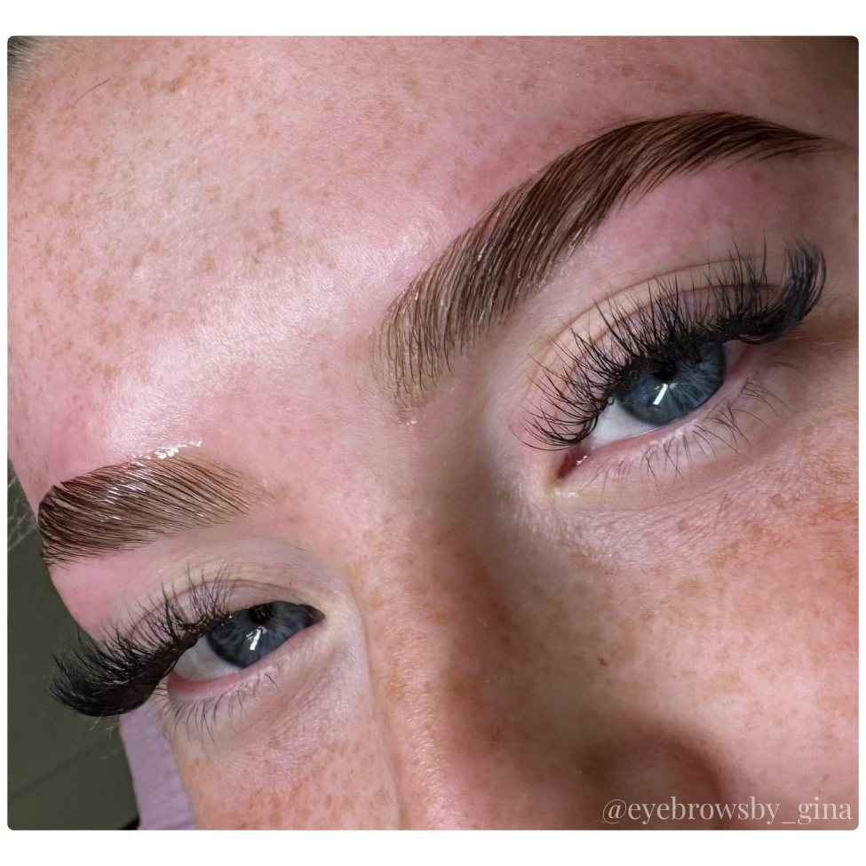 Brow Lamination After Eyebrows by Gina Located inside Ari Blanc Philadelphia